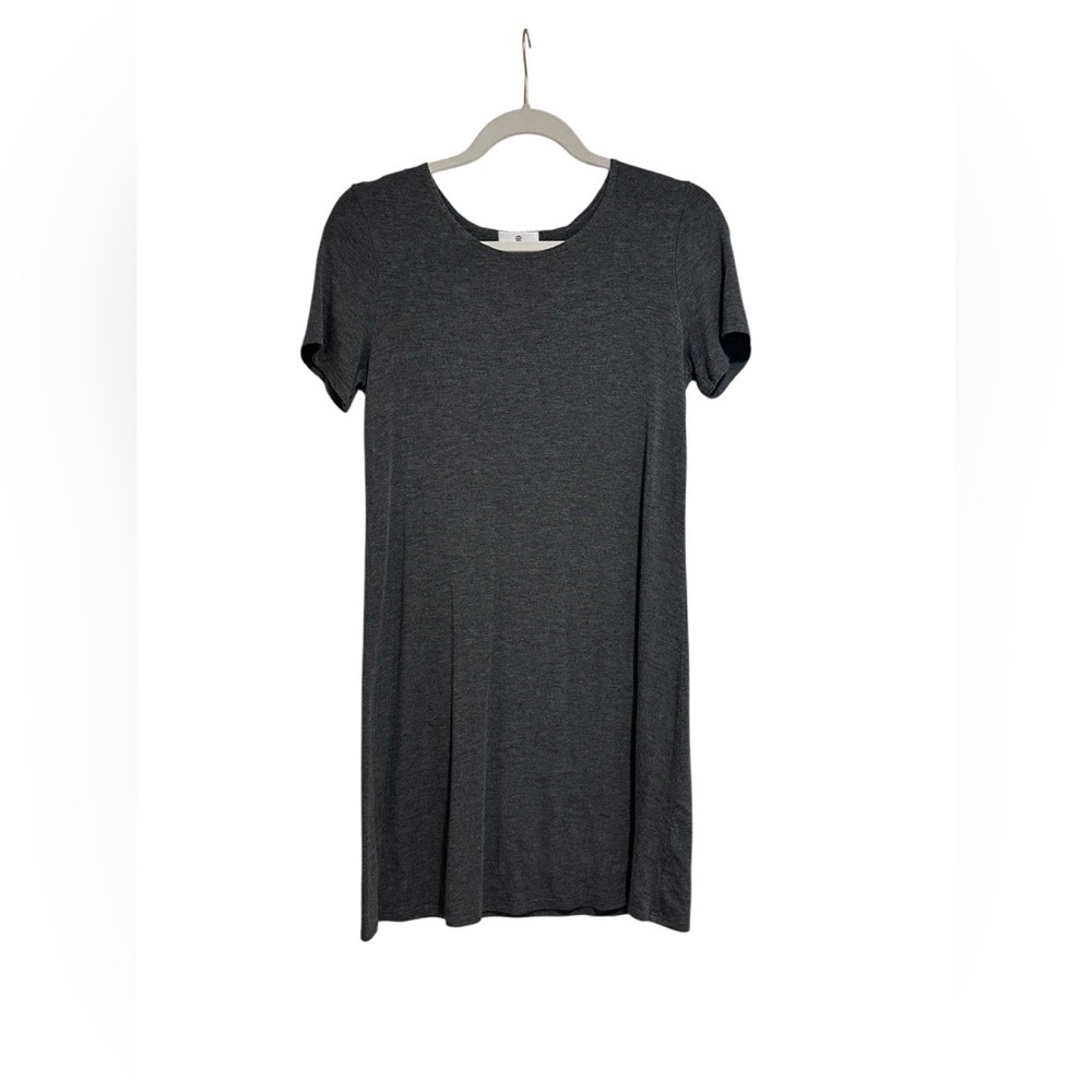 Socialite Gray T-Shirt Dress Small